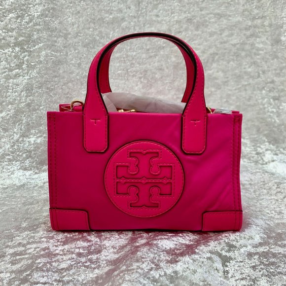 Tory Burch | Bags | New Tory Burch Ella Micro Tote Hot Pink Crossbody |  Poshmark